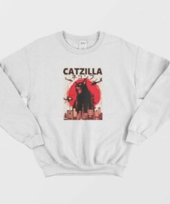 Catzilla Godzilla Parody Sweatshirt 3