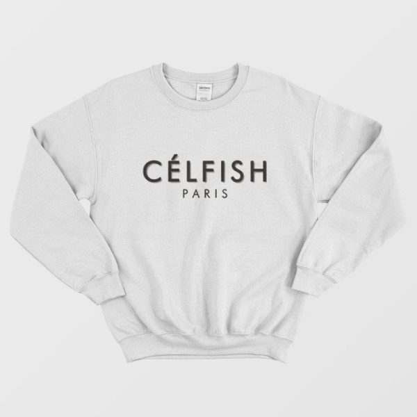 Celfie Paris Sweatshirt Trendy Clothing