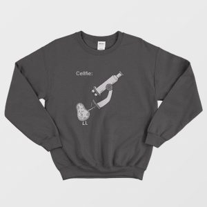 Cellfie Funny Science Biology Sweatshirt