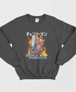 Chainsaw Man Denji and Pochita Sweatshirt 1