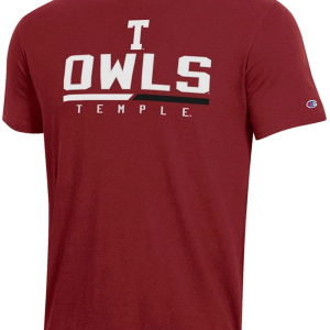 Champion Temple Owls University Print T-shirt Gift For Fan