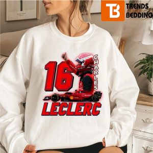 Charles Leclerc 16 F1 Scuderia Ferrari Racing Unisex Sweatshirt