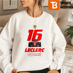 Charles Leclerc 16 Signature Race Car Sweatshirt