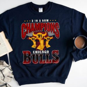 Chicago Bulls Basic Team Logo Vintage Championship Sweatshirt