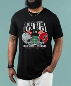 Chick Fil A Peach Bowl Champs Ohio State Vs Georgia Shirt 1