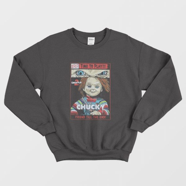 Child’s Play Chucky Good Guys Time To Play Sweatshirt