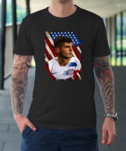 Christian Pulisic USA Soccer Player T Shirt 1