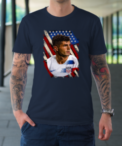 Christian Pulisic USA Soccer Player T Shirt 3