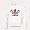Christmas Adidas Parody Funny Sweatshirt