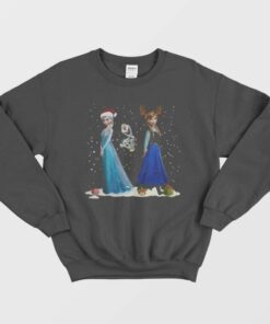 Christmas Frozen Elsa Anna Olaf Sweatshirt 1