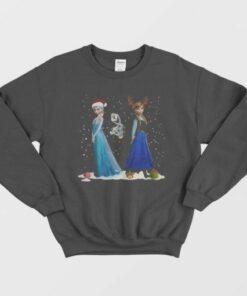 Christmas Frozen Elsa Anna Olaf Sweatshirt 2
