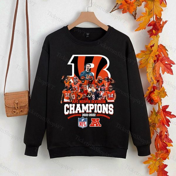 Cincinnati Bengals 2021 AFC Champions Shirt Gift Real Fans