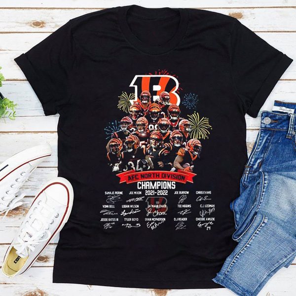 Cincinnati Bengals 2022 Champion AFC North Division T Shirt