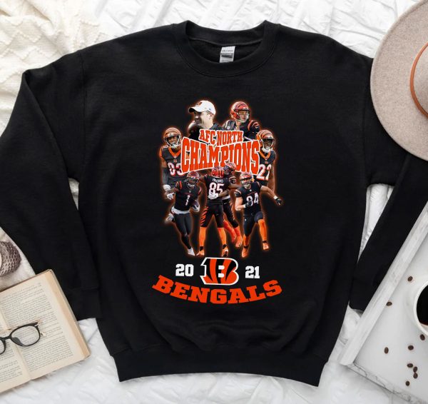 Cincinnati Bengals AFC North 2021 Champions Sweatshirt