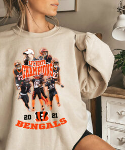Cincinnati Bengals AFC North 2021 Champions Sweatshirt 4