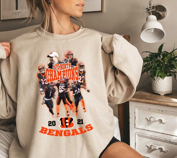 Cincinnati Bengals AFC North 2021 Champions Sweatshirt