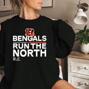 Cincinnati Bengals Run The North 2021 AFC Division Champions Sweatshirt