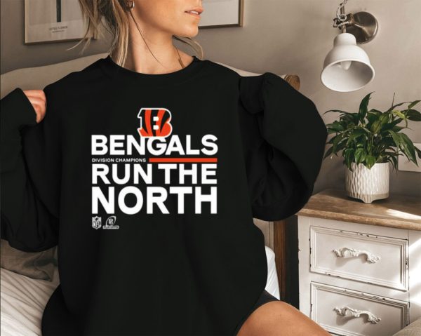 Cincinnati Bengals Run The North 2021 AFC Division Champions Sweatshirt