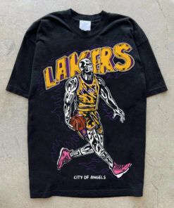 City Of Angeles Lakers NBA T shirt Shirt 1