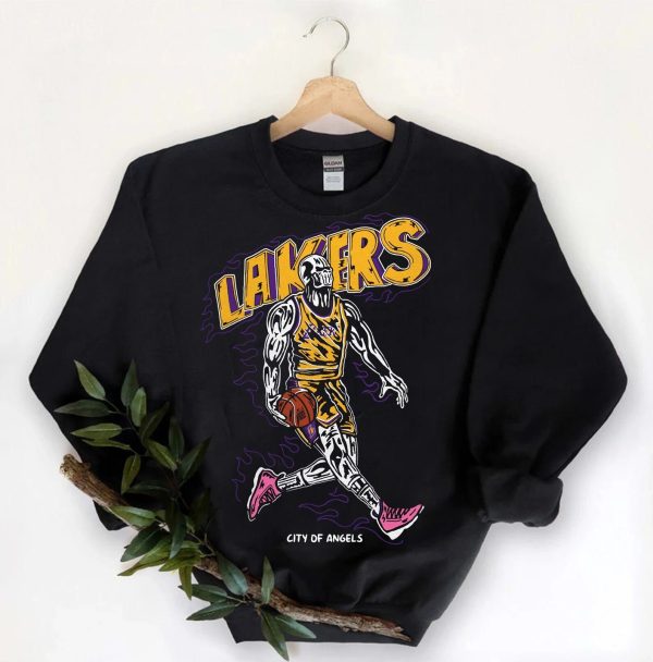 City Of Angeles Lakers NBA T-shirt Shirt