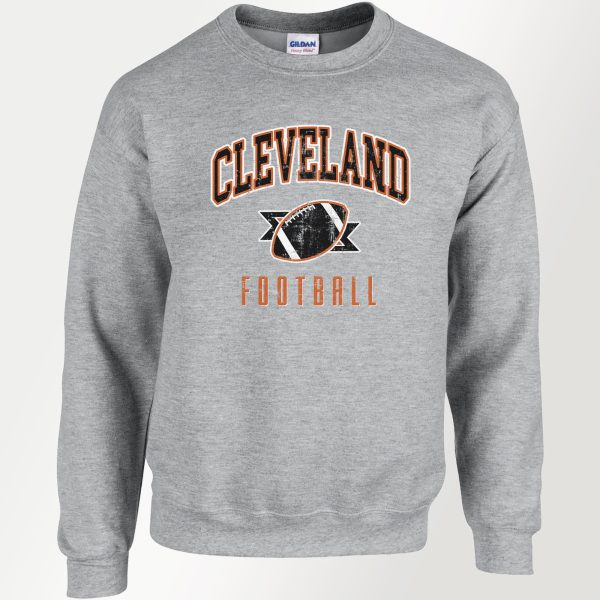 Cleveland Browns Football NFL Retro Crewneck Sweatshirt