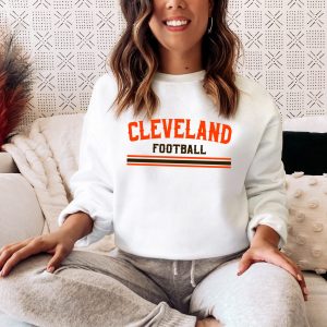 Cleveland Football Classic Design Comfy Soft Unisex Crewneck Sweatshirt