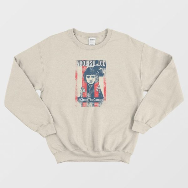 Close The Camp Flag Vintage Sweatshirt