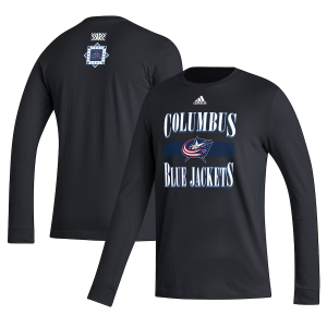 Columbus Blue Jackets Adidas Retro Long Sleeve Shirt