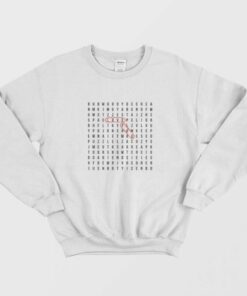 Crossword Puzzle LOVE YOU Clue Sweatshirt 1