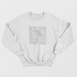 Crossword Puzzle LOVE YOU Clue Sweatshirt