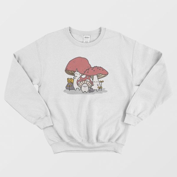 Cute Mushroom Sweatshirt