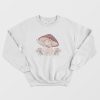 Cute Mushroom With a Knife Sweatshirt