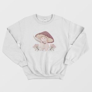 Cute Mushroom With a Knife Sweatshirt