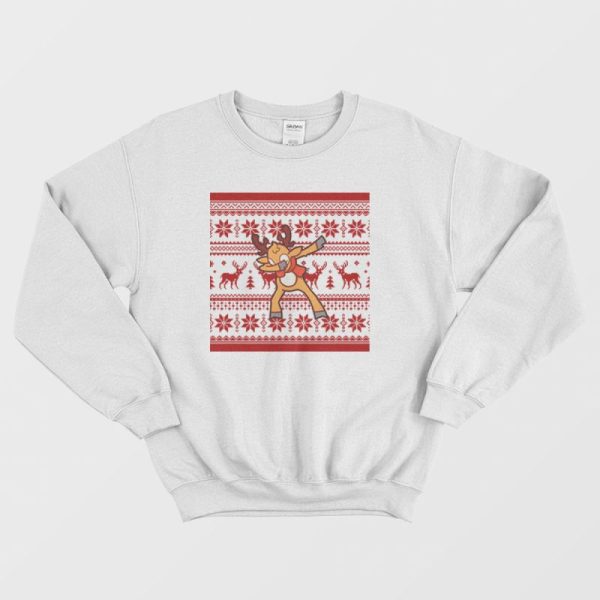 Dabbing Deer Christmas Sweatshirt