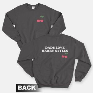 Dads Love Harry Sweatshirt Front and Back 1