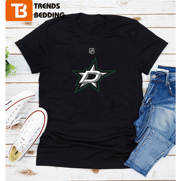 Dallas Stars Ice Hockey 2022-23 Primary Logo T-shirt