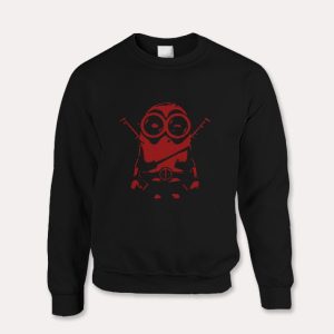 Deadpool Minions Parody Sweatshirt Marvel Fashion Novelty