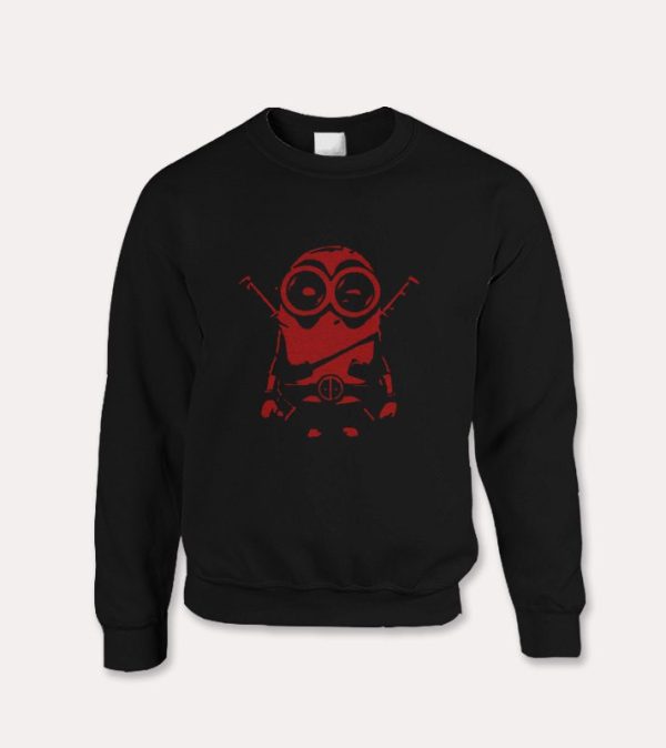 Deadpool Minions Parody Sweatshirt Marvel Fashion Novelty