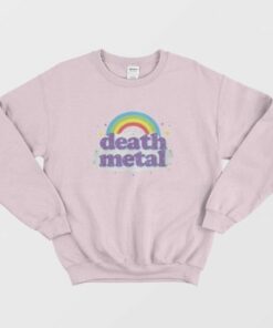 Death Metal Rainbow Sweatshirt 1 Death Metal Rainbow Sweatshirt 2