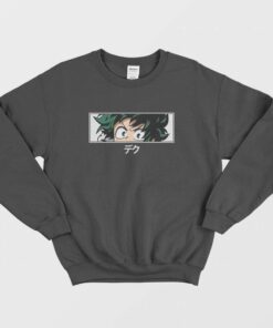 Deku Izuku Midoriya Eyes My Hero Academia Sweatshirt 1