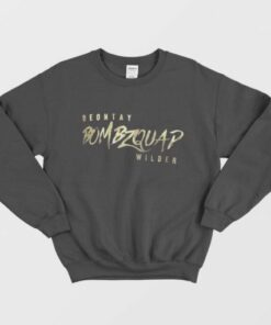 Deontay Wilder Bombzquad Boxing MMA Sweatshirt 2