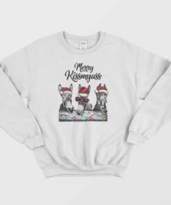 Donkeys Merry Kissmyass Shirt Gift Ideas Sweatshirt 1