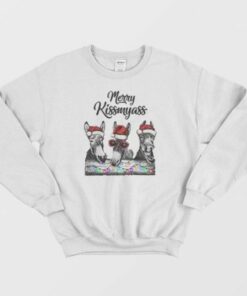 Donkeys Merry Kissmyass Shirt Gift Ideas Sweatshirt 2
