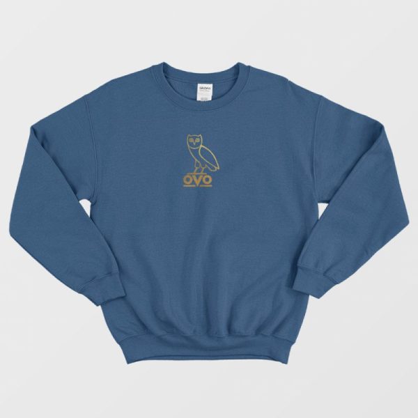 Drake Ovo Owl Gold Sweatshirt