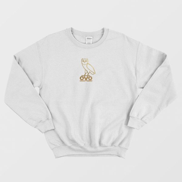 Drake Ovo Owl Gold Sweatshirt