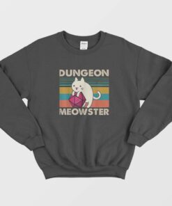 Dungeon meowster Vintage Sweatshirt 1