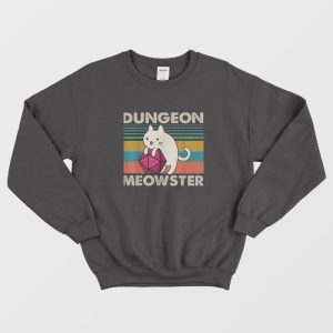 Dungeon meowster Vintage Sweatshirt 1