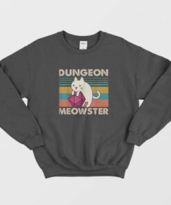 Dungeon meowster Vintage Sweatshirt 1 Dungeon meowster Vintage Sweatshirt 2