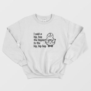 Easter Hip Hop Bunny Rapper Delight Sweatshirt