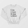 Eat Sleep Anime Repeat Sweatshirt